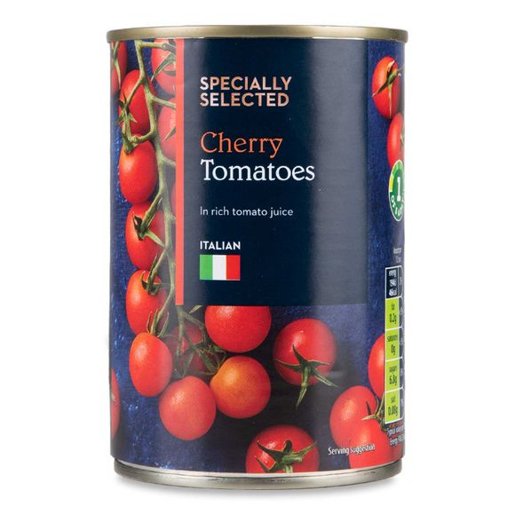 Cherry Tomatoes In Rich Tomato Juice 400g Specially Selected